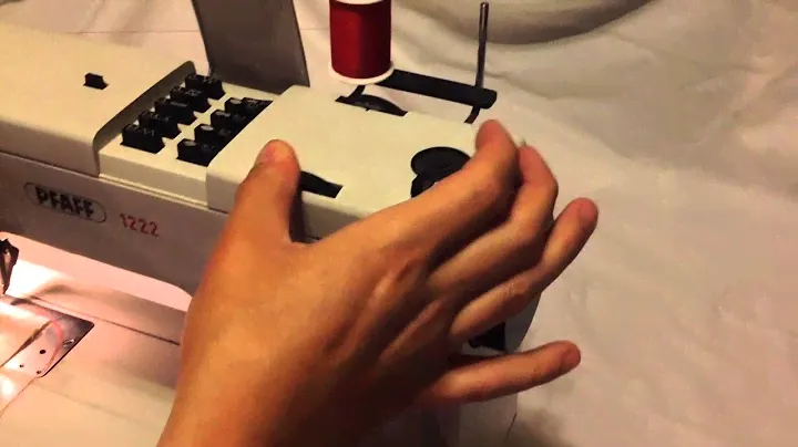 Pfaff 1222 Electronic Sewing Machine Test Sew Demonstration