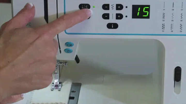 SMARTER by PFAFF 260c 8 Immediate Tie Off Function