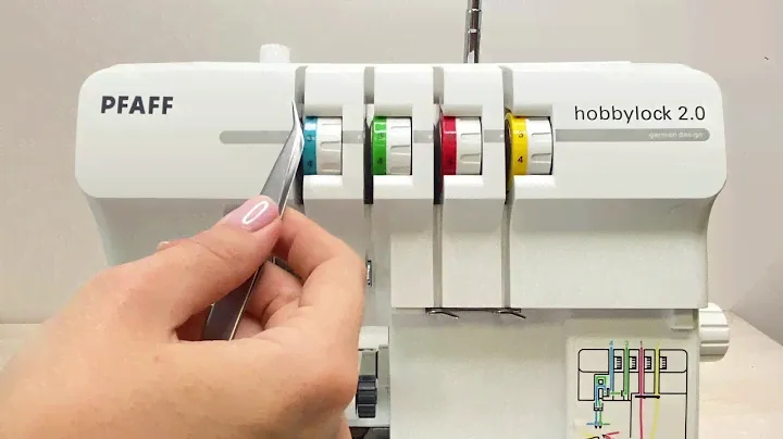 ЗАПРАВКА ОВЕРЛОКА. Подготовка оверлока Pfaff Hobbylock 2.0 к работе.