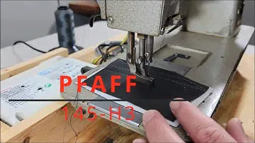 PFAFF 145-H3 Industrial sewing machine oiling, grease, threading.