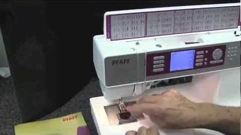 PFAFF Quilt Expression Load Bobbin Thread Needle