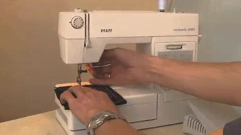 Nähmaschine Sewing machine Швейная машина Pfaff Varimatic 6085 test джинс, шифон, кожа
