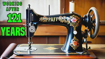 1912's PFAFF Sewing Machine Restoration - sewing machine repair at home - not stitching