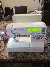 Pfaff 7570 Creative Sewing Embroidery Machine W/ Power Cord, Pedal, and Manual