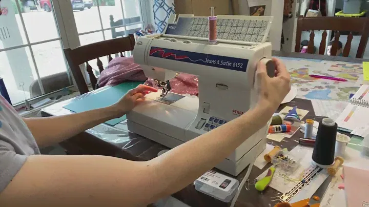 Winding bobbin on a pfaff 6152 sewing machine