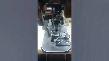 PFAFF 3306.Пришивание пуговицы на ножке и подпуговичника