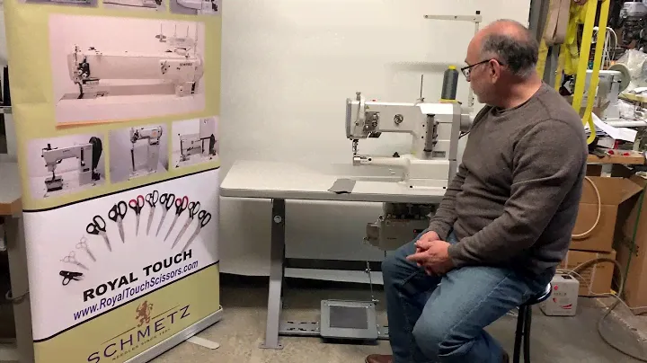 SEWPRO 335-GA full function cylinder bed, walking foot sewing machine