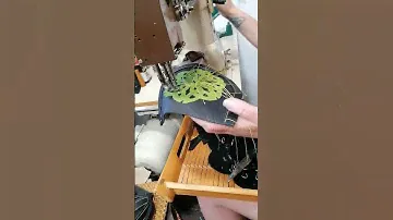 Sac avec entrelacs en Vert et noir !