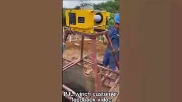 PJL Electric industrial winches Customer work video #winch #electricwinch #industrialcranes
