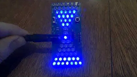 Hourglass LED kit.  Code to use as an actual timer, for (e.g.) boiling eggs.