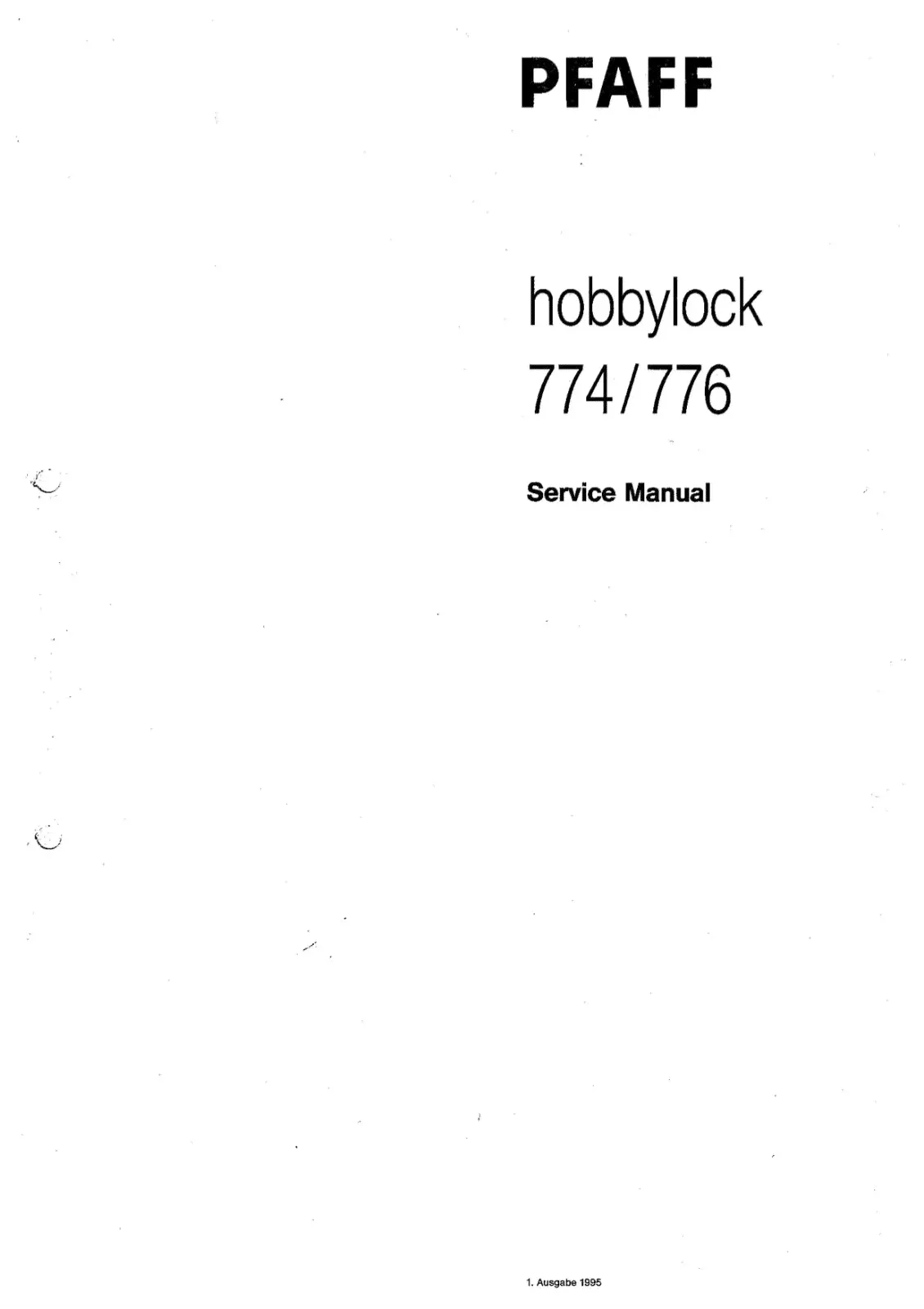 Швейные руководства и инструкции Unbranded CD PFAFF Hobbylock 774 776 * /cd /pdf-3