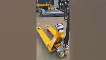 Weight Scale Pallet Truck