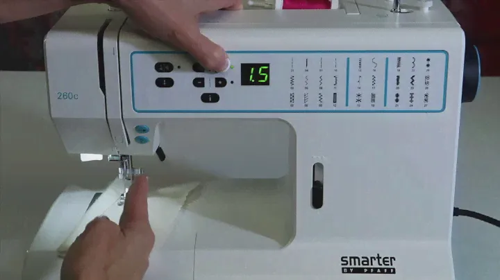 SMARTER by PFAFF 260c 7 Selecting Stitches & Settings