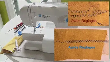 Pfaff Element 1070S Réglages points avec retour