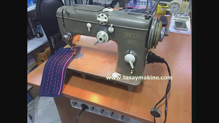 Pfaff 230 Kullanım Videosu