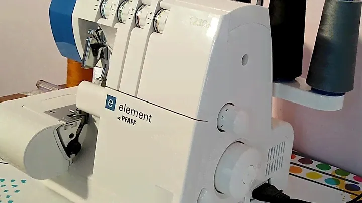 surjeteuse Pfaff 1230 ol , comment ça marche et à quoi ça sert ? roulotté, flat-lock, convertisseur
