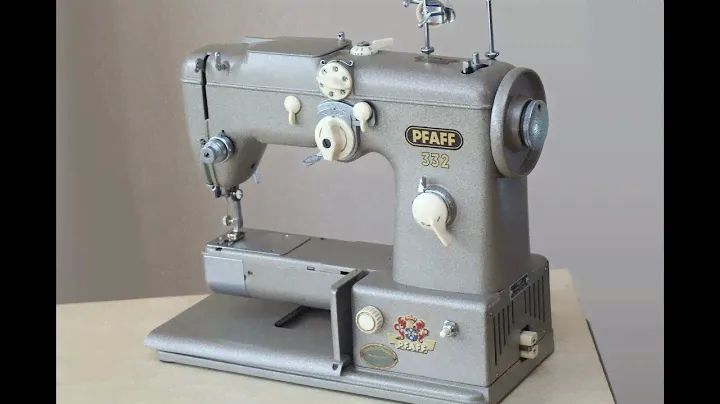 Pfaff 332 Nähmaschine Sewing machine Швейная машина test