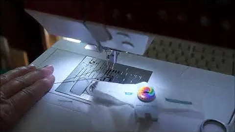 Как пришить пуговицу на швейной машинке PFAFF creative 1,5