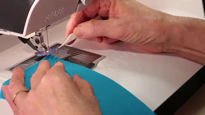 PFAFF® Clear Quarter Inch Quilting Foot with IDT System