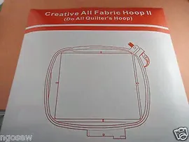 All Fabric Hoop II 150x150mm PFAFF Creative 2.0/4.0 Vision Sensation 920115096