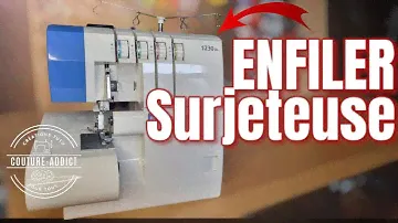 Comment ENFILER une SURJETEUSE LIDL (Pfaff Element 1230 OL) ✂️