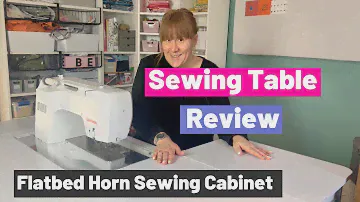 Sewing Table Review!  My new Horn Quilter’s Delight Sewing Cabinet