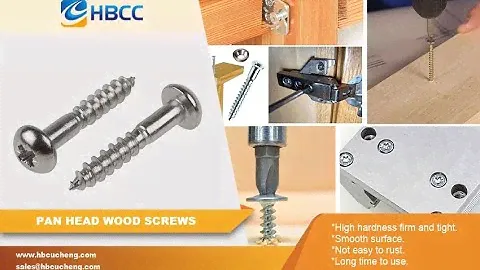 pan head wood screws
