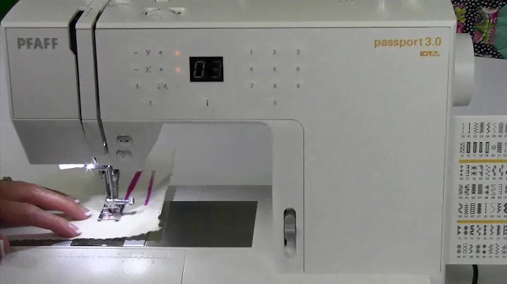 Pfaff Passport 3.0 - 38 Satin Stitch Applique