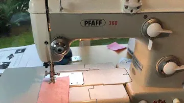 Pfaff 360: reverse stitching