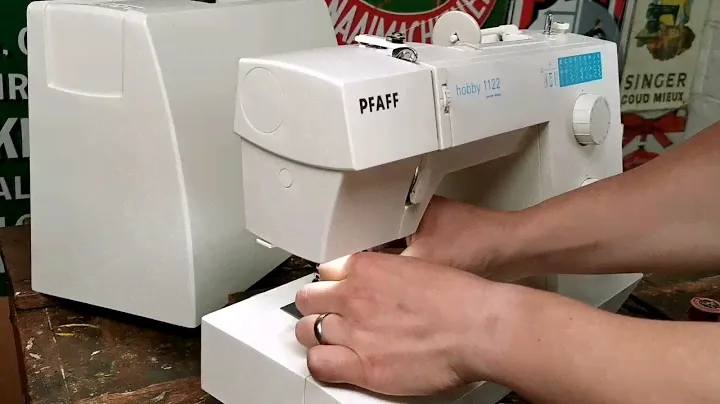 Threading and Sewing with a Pfaff Hobby Sewing Machine