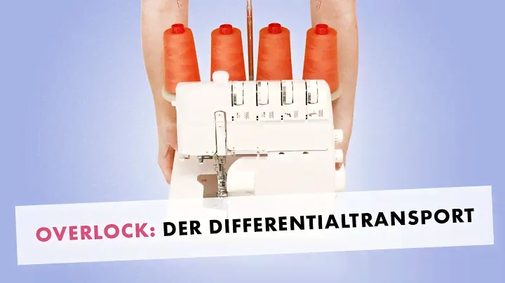 Anleitung: Overlock - Elastische Stoffe nähen mit dem Differentialtransport