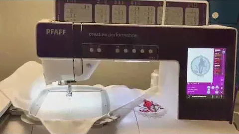 Полезный совет для вышивальщиц на машине  Pfaff Creative Performance