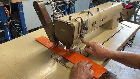 [Sewing Machines] FOGGIATO - Pfaff with 50 cm long arm triple transport, puller,full auto - Foggiato