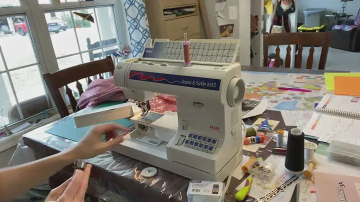 Putting bobbin in on a pfaff 6152 sewing machine