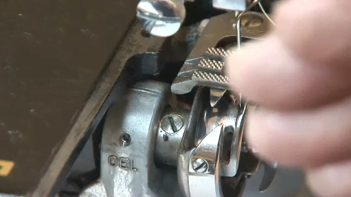 How to adjust the Pfaff 130 needle to hook adjustment  part 1