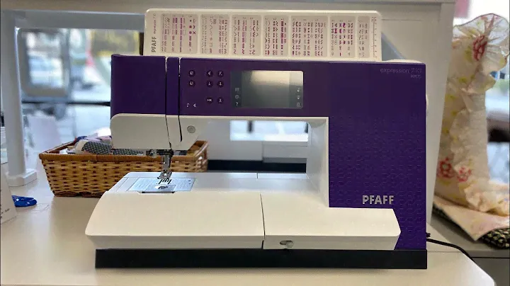 Как использовать PFAFF Expression 710
