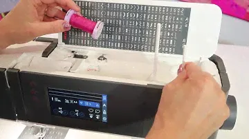 Pfaff Quilt Ambition 630 5 Заправка ниток и намотка шпульки