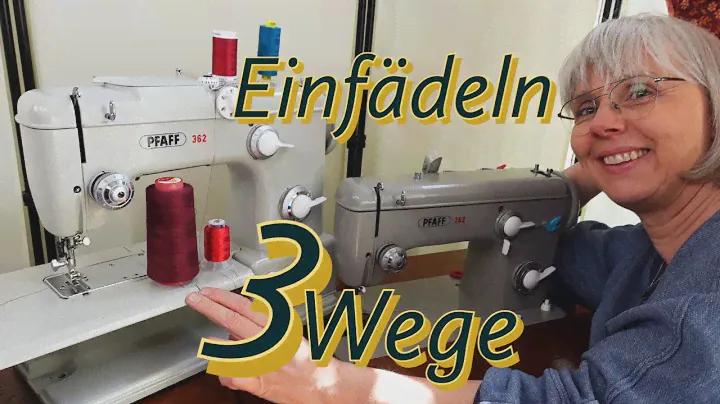 Pfaff Nähmaschine einfädeln - für jedes Garn die richtige Methode