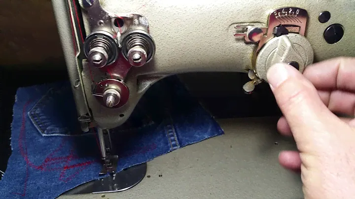 Pfaff 138 zig zag sewing machine demo