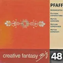 PATTERN COMBO 48 Pfaff Creative Fantasy Embroidery Card - 7560 7570 2140 2170