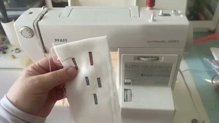 Knopfloch mit Pfaff varimatic 6085 #sewingmachine #nähmaschine #pfaff #sewingmachine