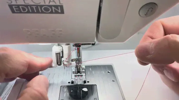 How to use the needle threader on a Pfaff Expression 710