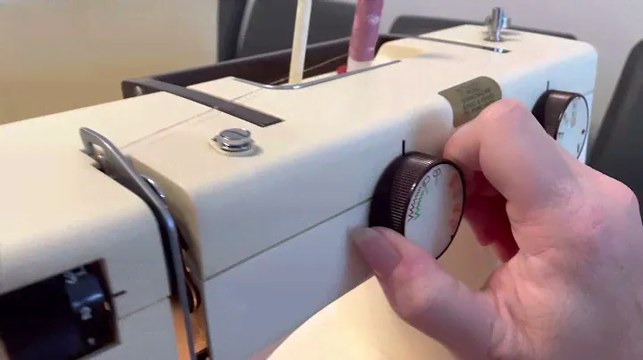 Pfaff 741 sewing machine in use