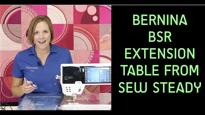 BERNINA Stitch Regulator (BSR) Extension Table for Ruler Work by Sew Steady