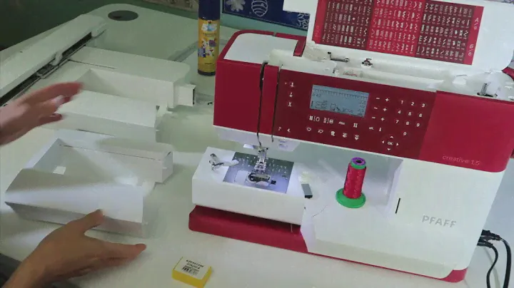 Pfaff creative 1.5 53 Embroidery Unit Set Up