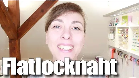 Flatlocknaht mit der Overlock (Pfaff Coverlock 4862) nähen - mit Anna von einfach nähen
