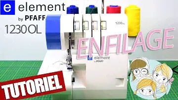 Comment enfiler la surjeteuse PFAFF 1230 OL de LIDL