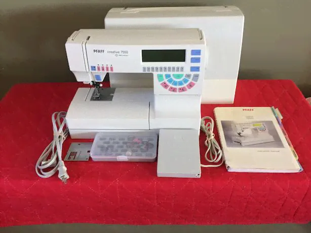 $310 · Pfaff Creative 7550 Sewing Machine, Tested and working