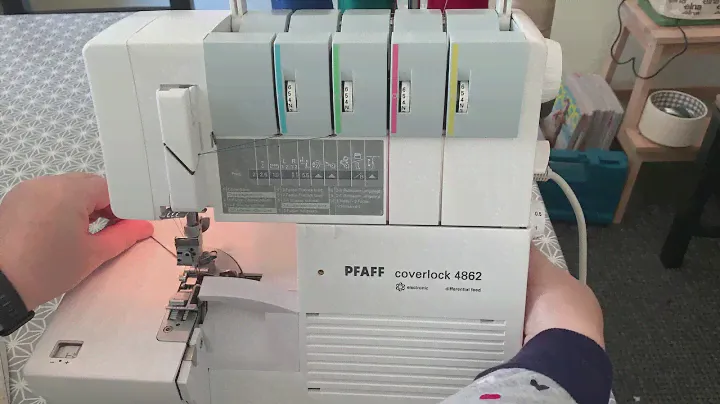 Einfädeln Pfaff coverlock /Overlock 4862 #pfaff  #cover #sewingmachine