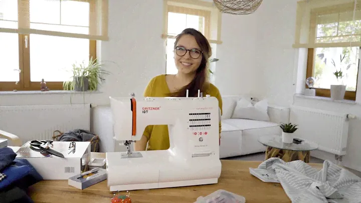 GRITZNER VARIMATIC 935 IDT - robuste Nähmaschine mit integriertem Obertransport, Freiarm, 32 Stichen